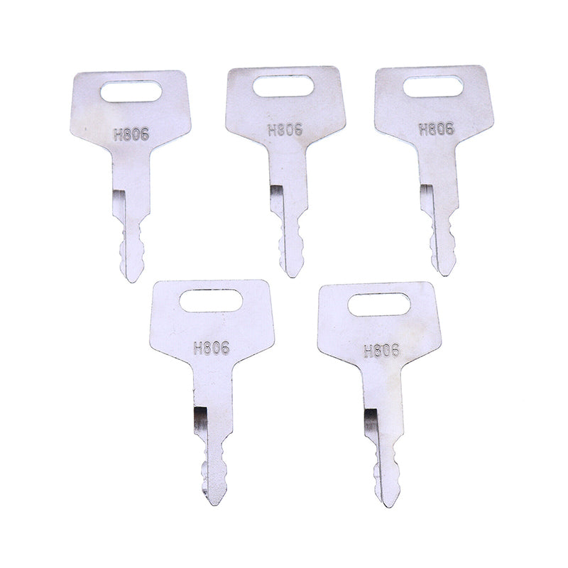 Ignition Key H806 180845 17001-00019 501866-001 for Hitachi Takeuchi CASE New Holland Gehl Excavator Track Loader
