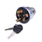 5 Pins Ignition Switch With 2 Keys 3E-0156 for Caterpillar CAT Engine 3126B 3196 3456 C7 C9 C18 C27 C32 Loader 966D 966E 950E 950B
