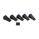 5 Pieces Bucket Teeth with Roll Pin X156 P156 for John Deere Takeuchi Bobcat Excavator Loader
