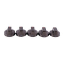 5 Pieces Range Surface Burner Knob DG64-00473B for Samsung NX58J5600SG/AA NX58K7850SG/AA NX58R5601SG/AA NX58J7750SG/AA