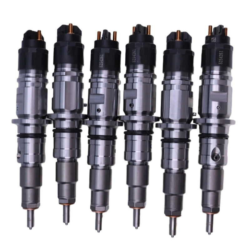 6 PCS Fuel Injector 0445120177 5254261 for Cummins Engine QSB6.7L ISB6.7L