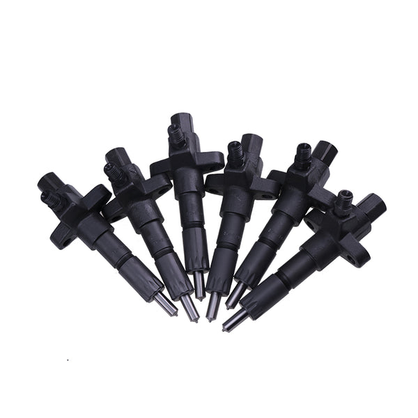 6 PCS Fuel Injector 1-15300250-2 for Isuzu Engine 6BD1 6BG1 Hitachi Excavator EX200-2 EX200-3