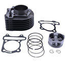 62.5mm Big Bore Cylinder Kit for 4-Stroke GY6 180cc 200cc 250cc ATV Off-Road Vehicle Scooter Moped Go Kart