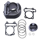 62.5mm Big Bore Cylinder Kit for 4-Stroke GY6 180cc 200cc 250cc ATV Off-Road Vehicle Scooter Moped Go Kart