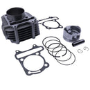 62.5mm Big Bore Cylinder Kit for 4-Stroke GY6 180cc 200cc 250cc ATV Off-Road Vehicle Scooter Moped Go Kart