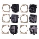 6 Carburetor Float Chamber Carb Bowls 433000 766418 for Johnson Evinrude Outboard Motor 90-175HP