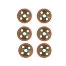 6 PCS Brake Disc TC750-65180 for Kubota Tractor M100GXDTC M5660SUH M6060HFC M7040SUH M7060HD M8560HD M9960HDC