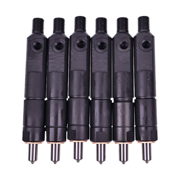 6Pcs Fuel Injector 2645A032 3637183M91 for Perkins Engine 1006-6 1006-6T Massey Ferguson Tractor 396 397 399 3085 3090 3095 3115 3315 4260 4265 4270 4455 6160 6170 6180