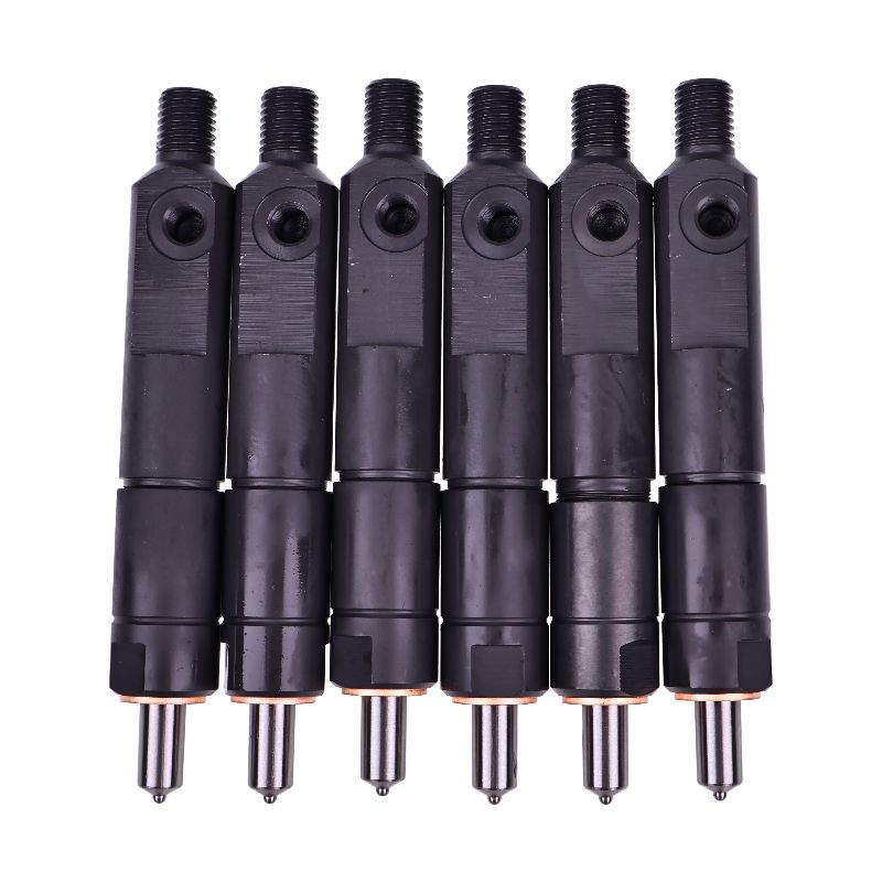 6Pcs Fuel Injector 2645A032 3637183M91 for Perkins Engine 1006-6 1006-6T Massey Ferguson Tractor 396 397 399 3085 3090 3095 3115 3315 4260 4265 4270 4455 6160 6170 6180