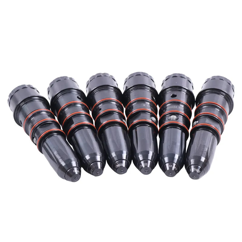 6 Pcs Fuel Injector 3069767 3059424 for Cummins Engine NH855 N855 NT855 NTA855 KTA19