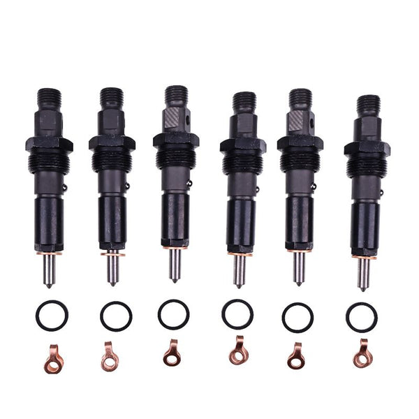 6Pcs Fuel Injector 3802833 3865968 for Cummins Engine 6B5.9 6BT5.9 1994-1998 Dodge Truck Ram 2500 3500