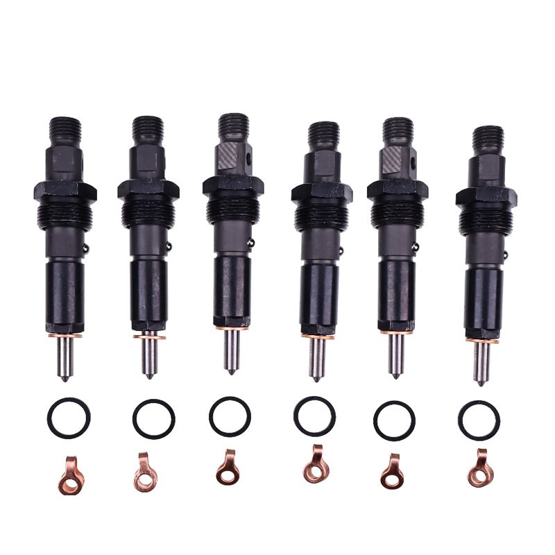 6Pcs Fuel Injector 3802833 3865968 for Cummins Engine 6B5.9 6BT5.9 1994-1998 Dodge Truck Ram 2500 3500