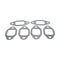 6 Pieces Exhaust Manifold Gasket 3905443 for Cummins Engine 6B5.9 B4.5 G5.9 ISB ISC NH 855 QSB4.5 Volvo Excavator EC140