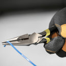6 Inch Durable Long Nose Pliers with Double-Dipped Grips Low-Profile Design for Precision in Tight Spaces