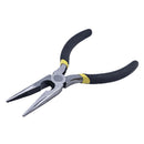 6 Inch Durable Long Nose Pliers with Double-Dipped Grips Low-Profile Design for Precision in Tight Spaces