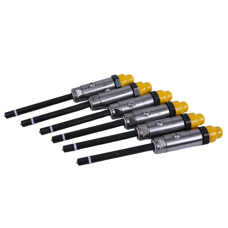 6 Pieces Fuel Injector 7W-7038 0R-4124 for Caterpillar CAT Engine 3306 3306B Tractor D6H D6D D6R 6A 6S 6SU Motor Grader 12G 12H 140H 143H 14G 160H