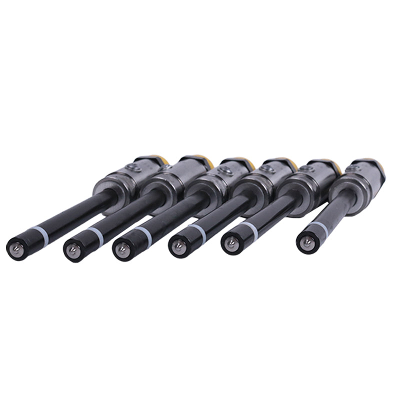6 Pieces Fuel Injector 7W-7038 0R-4124 for Caterpillar CAT Engine 3306 3306B Tractor D6H D6D D6R 6A 6S 6SU Motor Grader 12G 12H 140H 143H 14G 160H