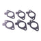 6 Pcs Exhaust Manifold Gasket 272-1956 for Caterpillar CAT Engine 3126 C7 Excavator 322C 324D 325D 329D
