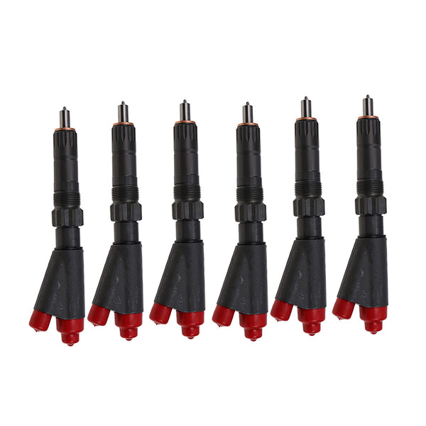 6 Pcs Fuel Injector AR53091 SE500098 SE501107 AR51985 for John Deere 4320 4430 4520 4620 5200 644A 6602 690 690B 6404