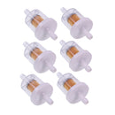 6 Pieces Fuel Filter 49019-0031 for Kawasaki Engine FS481V FS541V FS600V 730V 850V EFI