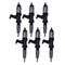 6 Pieces Fuel Injector 20R-2478 370-7282 T409982 for Caterpillar CAT C6.6 C7.1 Perkins 1206F-E70TTA Engine