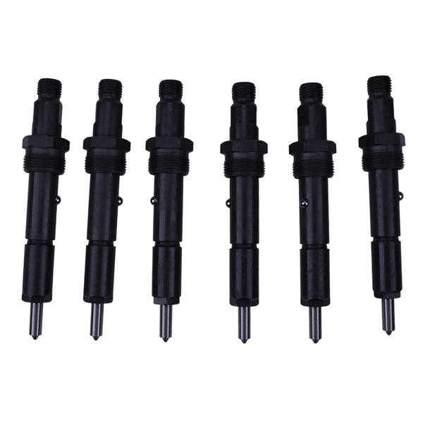 6 Pieces Fuel Injector 2645F027 0432133789 for Perkins Engine 1106C-E60TA Massey Ferguson Tractor 5465 6465 6475 6480 7465 7475 7480