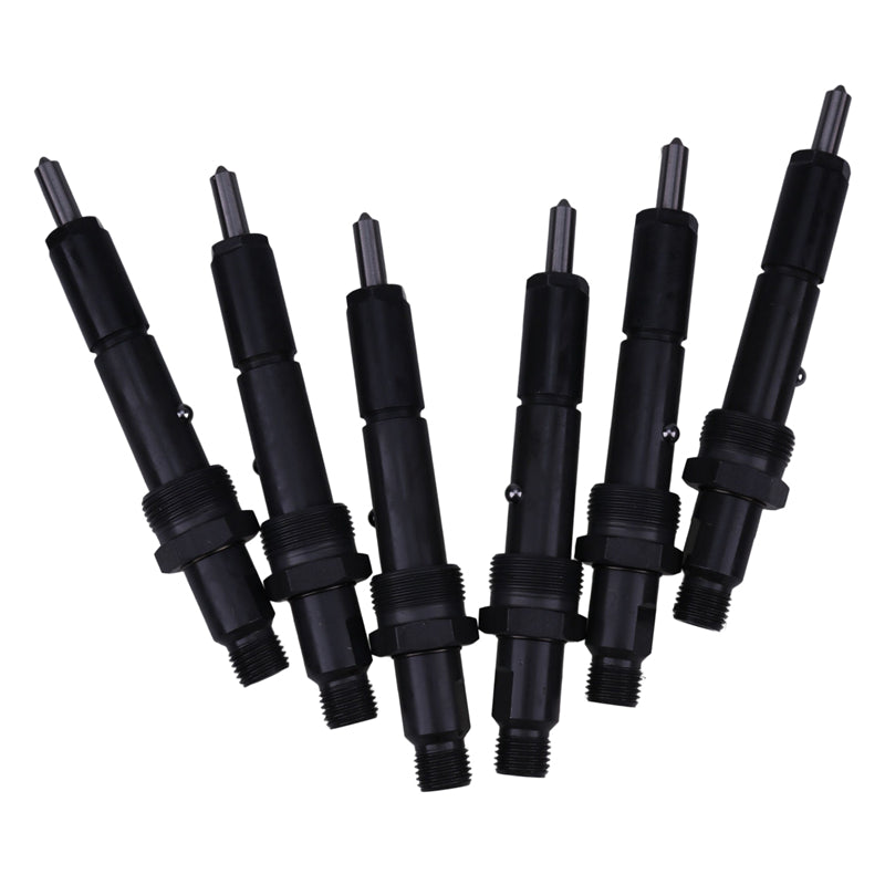 6 Pieces Fuel Injector 2645F027 0432133789 for Perkins Engine 1106C-E60TA Massey Ferguson Tractor 5465 6465 6475 6480 7465 7475 7480