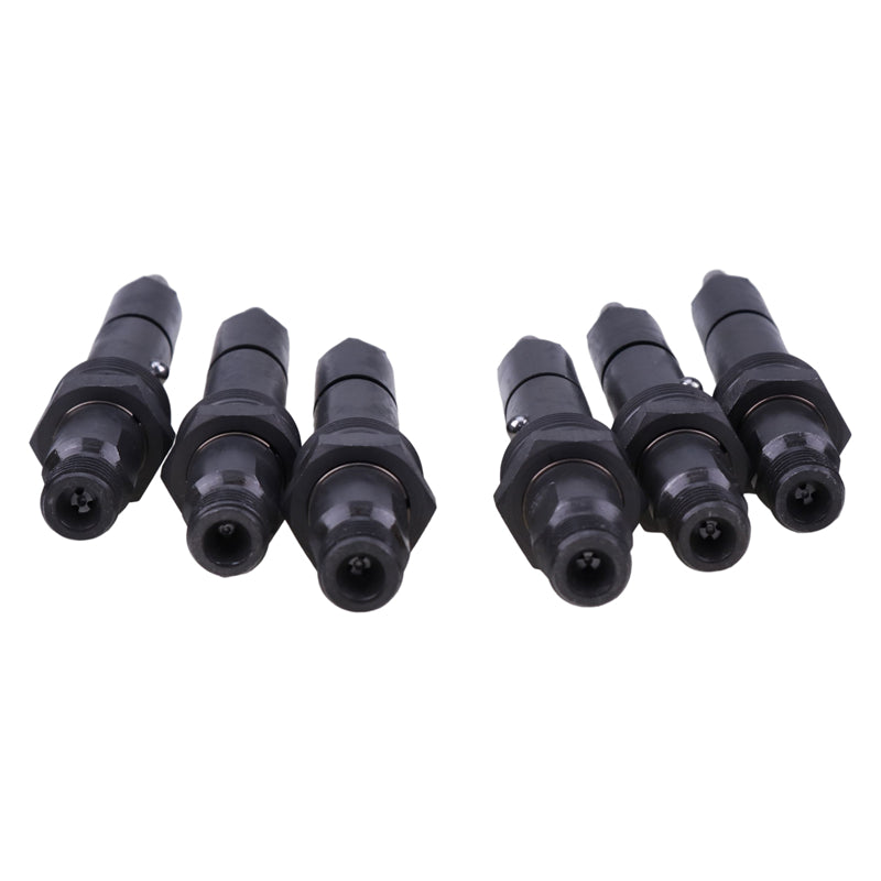 6 Pieces Fuel Injector 2645F027 0432133789 for Perkins Engine 1106C-E60TA Massey Ferguson Tractor 5465 6465 6475 6480 7465 7475 7480