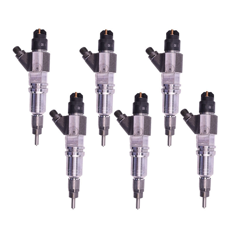 6 Pieces Fuel Injector 504194432 0445012092 for IVECO Engine F2CE9684 New Holland CR10.90 A4 CASE A8000 A8800