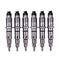6 Pieces Fuel Injector 84347519 for Cummins Engine QSL9 CASE Tractor Magnum 180 215 245 275 305 335 MX305 MX245