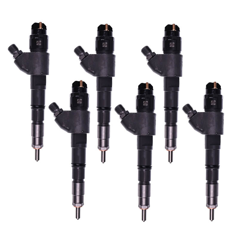 6 Pieces Fuel Injector VOE20798114 for Volvo Engine D5E D6D D7D D7E TAD750VE Excavator EC200D EC210D EC240C EC250D EC290C EC300D