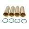 6 Pieces Injector Sleeve 8-97602301-1 for Isuzu Engine 6HK1