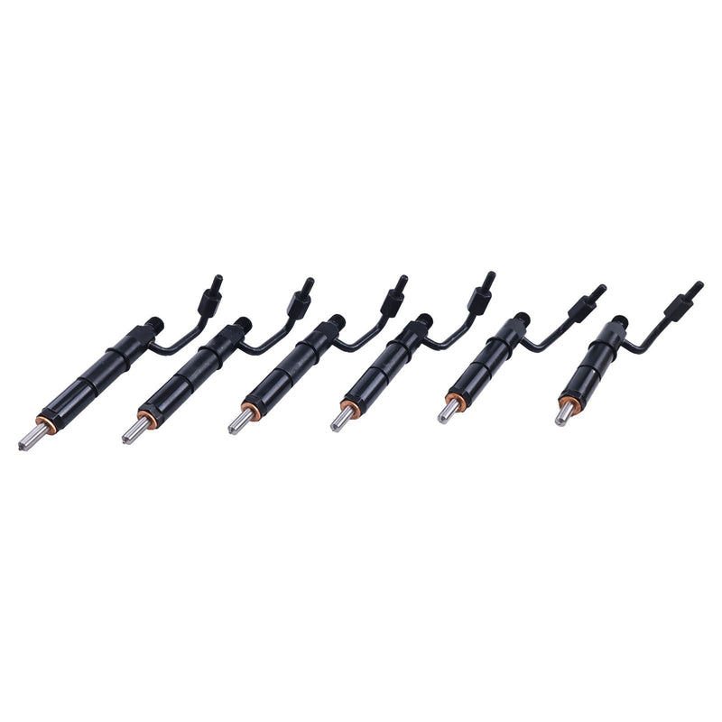 6 Pieces Fuel Injector 51-7706 for Caterpillar CAT Engine 3064 3066 Excavator E312B 320B E320B