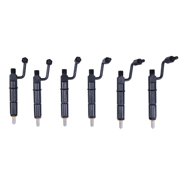 6 Pieces Fuel Injector 51-7706 for Caterpillar CAT Engine 3064 3066 Excavator E312B 320B E320B