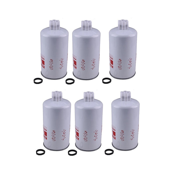 6Pcs Fuel Water Separator Filter FS1212 for Freightliner Kenworth Peterbilt