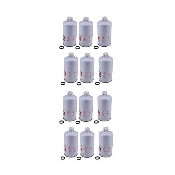 12Pcs Fuel Water Separator Filter FS1212 for Freightliner Kenworth Peterbilt