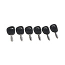 6Pcs Ignition Keys 140401 140402 532140401 for Husqvarna LT1597 LT1942 GT48 GT54 YT42 YT54 Z142 Craftsman LT1000 LT1100 LT2000