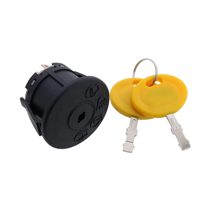 7-Terminals Starter Ignition Switch Keys 163968 175442 175566 532175566 for CubCadet AYP John Deere MTD Husqvarna Jonsered Dixon Sears Craftsman Riding Lawn Mower Tractor