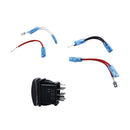7 Pin On Off Waterproof Winch Rocker Switch Momentary for ATV UTV Marine Vehicle