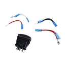 7 Pin On Off Waterproof Winch Rocker Switch Momentary for ATV UTV Marine Vehicle