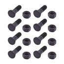 8 Pieces 5/8"UNC -11 x 2-1/4" Blade Cutting Edge Bolt & Nut 260123 for Bulldozer Motor Grader Snow Plow Tractor