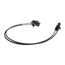Hydraulic Control Valve Kit Cable Remote Control Valve Kit with 2 Spool Valve 80lpm/ 21gpm and 2 Cables Remote Joystick