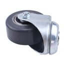 80mm M12 X 25 Poly Grey Wheel Tire Rear Caster 1026345 1019008 for Tennant Nobles Walk-Behind Floor Scrubber T3
