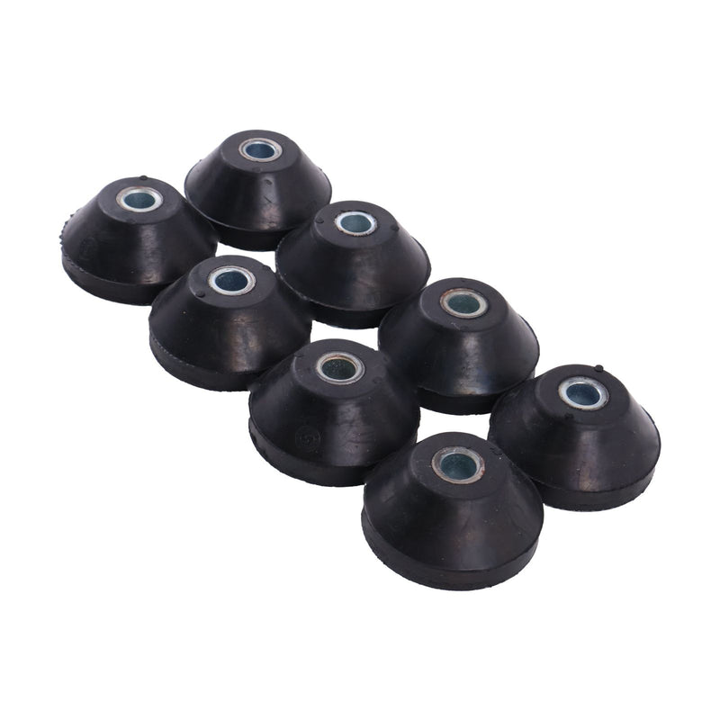 8 Mount Rubber Cushions 4355158 for John Deere Excavator 27C 27ZTS 35C 35ZTS 50C 50D 50ZTS
