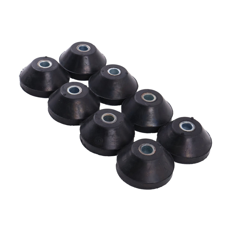 8 Pieces Engine Mounting Rubber Cushion 21U-01-31211 for Komatsu PC27MR-3 PC30MR-1 PC30MR-2 PC30MR-3 PC30MR-5 PC30UU-3 PC35MR-2 PC35MR-3