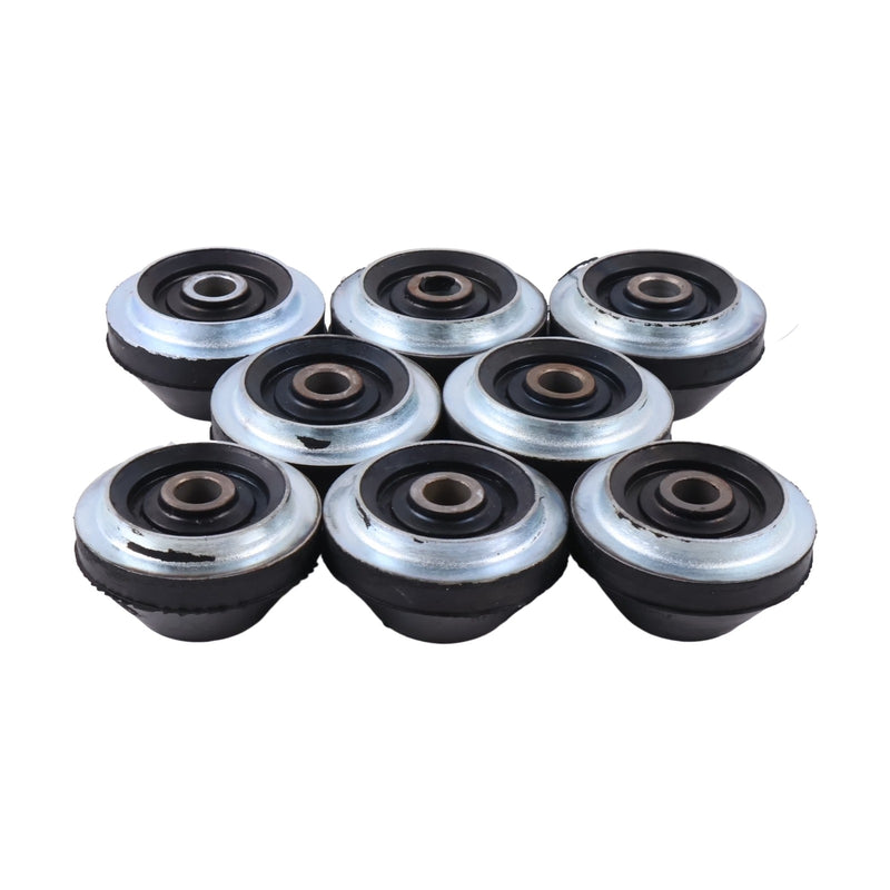 8 Pieces Engine Mounting Rubber Cushion 21U-01-31211 for Komatsu PC27MR-3 PC30MR-1 PC30MR-2 PC30MR-3 PC30MR-5 PC30UU-3 PC35MR-2 PC35MR-3