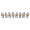 8 Pieces Pusher Assembly 9246436 for Hitachi Excavator ZX200-3 ZX330 EX1200-5 EX1200-6 ZX210K-5G ZX250K-5G ZX27U-3F ZX350K-3