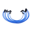 8mm Blue HEI 90 Degree High Energy Spark Plug Wires for 1972-1988 Chevrolet SBC Engine V8 - Replaces Taylor 64602