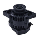 90 Amp Black Mini Denso Style V-Belt 1Wire Street Race Alternator ES1004BK for Chevy Chevrolet Nova 1962-1979