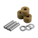 9 Pieces Secondary Clutch Roller Kit 417127016 420629192 420227946 for Can-Am Maverick X3 Defender Commander Ski-Doo Renegade Summit